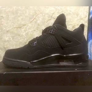 Air Jordan Retro 4’s all black